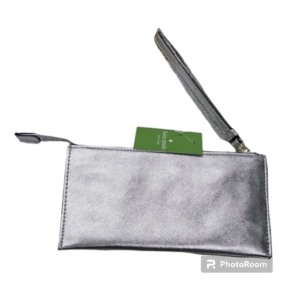 Metallic NWT Kate Spade Maryanne Wristlet Wallet - Picture 2 of 4